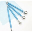 4本 セット 8タイプ 粘土 細工 クレイ 丸 棒 お手入れ用 クロス セット(3)