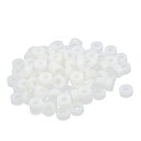 uxcell スペーサー ABS製 LED 丸型 M3x3mm オフホワイト 100個入り