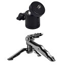 ボールヘッド 360度 回転可能 自由雲台 ダボ 1/4 ネジ 三脚ボール ヘッドブラケット DSLR カメラ対応 パノラマ雲台 ヘッド ビデオ カメラ 三脚 ...