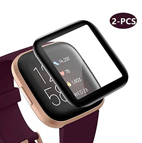 (Mihence) Fitbit Versa 2 複合素材PMMA 保護フィルム, TPU製 保護フィルム 対応 Fitbit Versa 2 Smartwatch腕時計 自動吸着 指紋防止保護膜 Versa 2 専用【2枚入り】