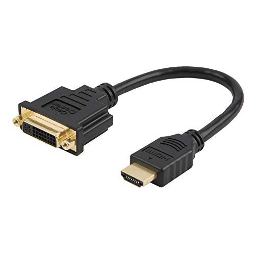 HDMI to DVIP[uCCableCreation HDMI to DVI(24+1) A_v^[P[u bL HDTV to DVI P[u(IX-X) 1080P/3DΉ 0.15M /ubN 0.15M(HDMI/M- DVI/F)