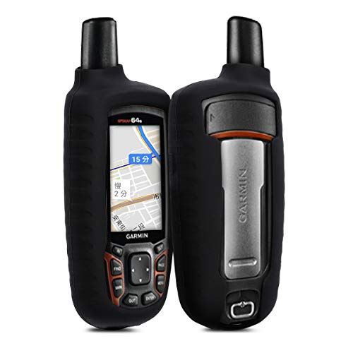 kwmobile Garmin GPSMAP 64 / 64s / 64st 用 ケース - ナビゲーション シリコン カバー - 保護ケース 黒色