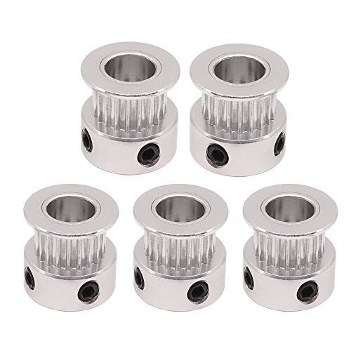 Saipor GT2-20歯 タイミングベルトプーリー アルミギアホイール 8mmボア 6mm幅 3Dプリンター用 (5個) 20歯 8mm Saipor GT2-20歯 タイミングベルトプーリー アルミギアホイール 8mmボア 6mm幅 3Dプリンター用 (5個) 20歯 8mm