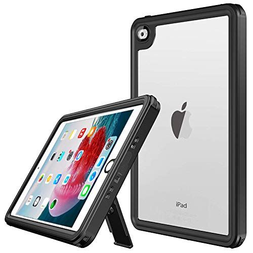 iPad mini4 防水ケース 耐衝撃 全方向保護 防塵 スタンド機能 IP68 ストラップ付 防水ケース 超軽量 落下防止 高耐久ケース 風呂 雨 プール 海