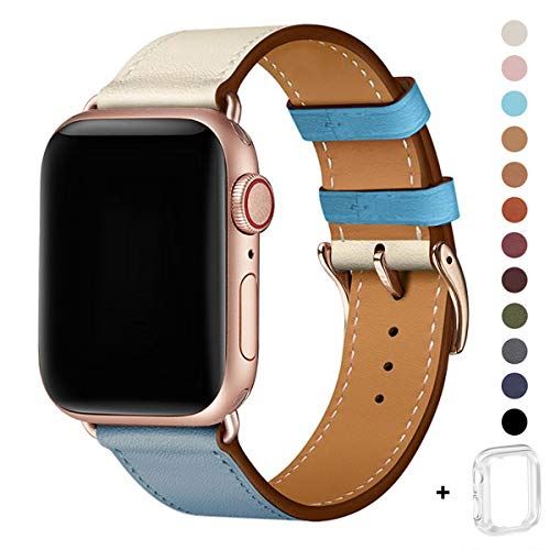 WFEAGL Rp`u Apple Watch ohC͖{vU[gAiWatch Series 6/SE/ 5/4/3/2/1ASportAEditioñohXgbvł Rp`u AbvEHb` oh (42mm 44mmC /ۉ̔+S[h lp obN)