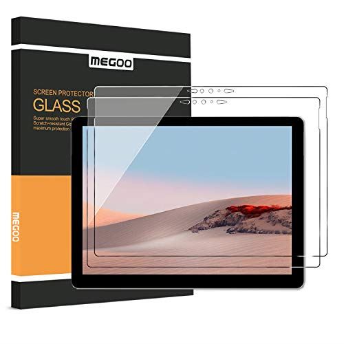 【2枚入り】MEGOO Surface Go 2 保護フィルム, 高感度タッチ, 飛散防止, 高硬度9H, 強化ガラス 保護フィルム 【2枚入り】MEGOO Surface Go 2 保護フィルム, 高感度タッチ, 飛散防止, 高硬度9H, 強化ガラス 保護フィルム