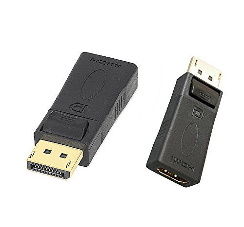DisplayPort → HDMI 変換コネクタ displayport hdmi ケーブル必要なし 持ち運び便利 DisplayPort-HDMI変換アダプタ DisplayPortディスプレイポート(オス) → HDMI(メス)変換アダプター グラフィックボード アクセサリ
