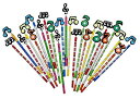 ZERONOWA 音符 鉛筆 セット 子供 プレゼント ギフト 鍵盤 カラフル 景品 (24本セット)