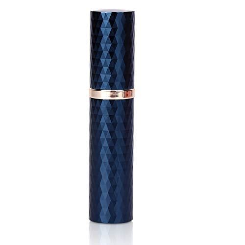 MOOMU アトマイザー 香水スプレー 噴霧器 詰め替え容器 底部充填方式 携帯用5ml (ブルー DarkBlue)