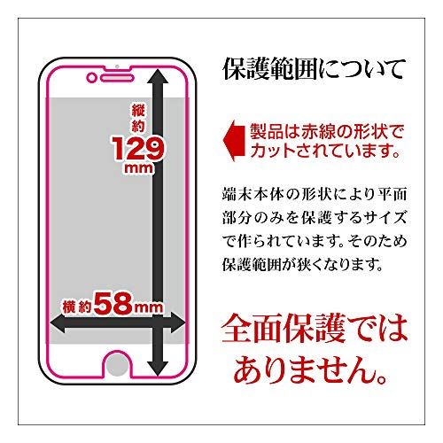 ラスタバナナ iPhone SE 第2世代 iPhone8 iPhone7 iPhone6s 共用 フィルム 平面保護 耐衝撃吸収 フルスペック 反射防止 アイフォン SE2 2020 液晶保護フィルム JY2315IP047 フルスペック（反射防止）