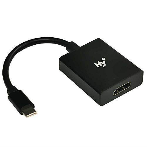 Hy+ Type-C to HDMI 変換アダプター HY-TCHD6 4K映像対応(Xperia5 Xperia1ii AQUOS R5G Galaxy S20 5G/S20+/S10/S10+/S9/S9+/S8/ S8+対応)