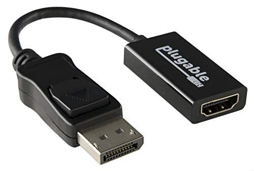 Plugable DisplayPort - HDMI ϊA_v^[AANeBu HDMI 2.0 Ή DisplayPort |[gڃVXe݊ 4K@60HzΉ