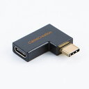 USB-C アダプタ , CableCreation 【3個セット】USB-C - USB-C変換コネクタ 右&左90度角度 USB 3.1 (オス) to (メス)延長アダプタ (3A/10G) ラップトップ/タブレット/スマートフォンなど対応 ブラック 3*0.1M