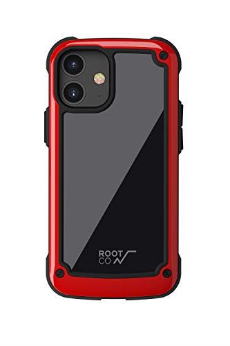 【ROOT CO.】[iPhone 12 mini専用]ROOT CO. GRAVITY Shock Resist Tough & Basic Case.(レッド)