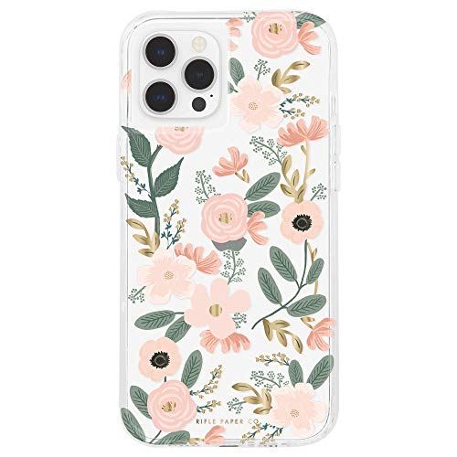 【Rifle Paper Co. by Case-Mate】 抗菌・3.0m 落下耐衝撃ハイブリッドケース ライフルペーパー Wildflowers/w Micropel for iPhone 12 Pro Max CM043474