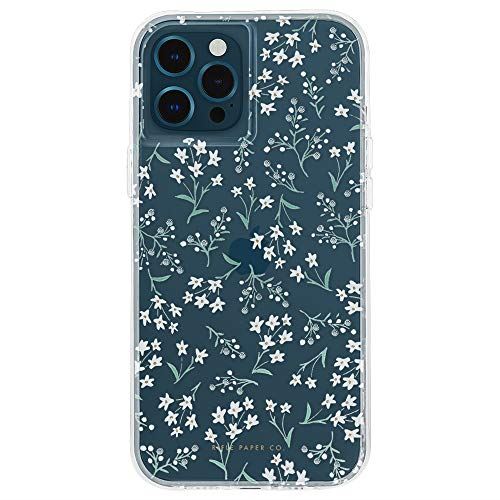 【Rifle Paper Co. by Case-Mate】 抗菌・3.0m 落下耐衝撃ハイブリッドケース ライフルペーパー Embellished Petite Fleurs/w Micropel for iPhone 12 / iPhone 12 Pro CM043698