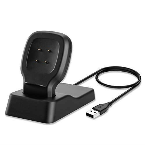 Seltureone Fitbit versa 3用 Fitbit sense用 充電器 充電スタンド マグネット式 充電ケーブル Fitbit Versa 3 チャージャー アダプター アクセサリー 高耐久 便利性 低発熱 急速充電 軽量 小さい 持ち運びやすい(ブラック) Seltureone Fitbit versa 3用 Fitbit sense用 充電器 充電スタンド マグネット式 充電ケーブル Fitbit Versa 3 チャージャー アダプター アクセサリー 高耐久 便利性 低発熱 急速充電 軽量 小さい 持ち運びやすい(ブラック)