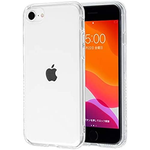 Highend berry iPhone SE2 第2世代 iPhone8 iPhone7 ケース 落下防止 用 ストラップ ホール 付き ソフト TPU ケース クリア iPhoneSE2 / iPhone8 / iPhone7