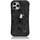 MRLab iPhone12Pro / iPhone12 アイフォン12プロ アイフォン12 ケース 和柄 海 ビジネス 【 波 ペンギン 耐衝撃 バンパー 】黒 874(2)