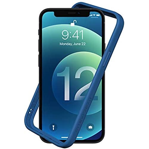 RhinoShield [iPhone 12 Mini] CrashGuard NXバンパーケース - 3.5mの落下衝撃からも保護 背面のないスタイリッシュデザイン - ロイヤルブルー iPhone 12 Mini - ロイヤルブルー