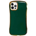 iPhone12Pro Max iPhoneケース ハードケース 耐衝撃/薄型/ストラップホール GREEN GOLD (グリーン) アイフォンケース スマホケース 携帯電話用ケース CollaBorn C-sense (シーセンス)