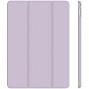 JEDirect iPad mini 4 ケース (iPad mini 5 2019モデル非対応) 三つ折スタンド オートスリープ機能 (ライトパープル)