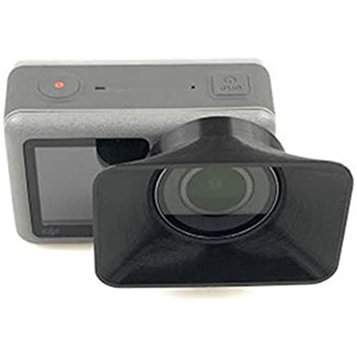 Kiowon DJI osmo action レンズフード レンズ遮光カバー グレア防止 レンズプロテクター ブロックライト アクセサリー (small)
