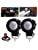 X-STYLE LEDワークライト バイクフォグランプ 最新版 CREE製 10W 作業灯 12V/24V 6000K 高輝度・防水・長寿命・耐衝撃 オートバイ/機械/自動車/トラック用品 汎用 車外灯 ホワイト 丸型 広角 スイッチ付き 2個セット 10W(広角)+スイッチ