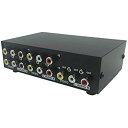 CERRXIAN 4ポート4入力1出力ビデオオーディオAVスイッチセレクタスプリッタボックス(2)