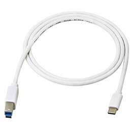CERRXIAN USB C B変換ケーブル、USB C USB B 変換ケーブル、USB 3.1 Gen 1 、Type C USB 3.0 Type B 変換ケーブル、プリンタ対応 1m（白）