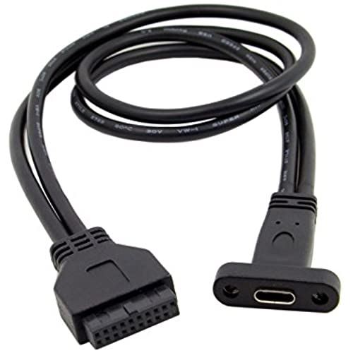 CYVO|[gUSB 3.1^CvC USB - CXto USB 3.0}U[{[h19pinwb_[P[u40 cm