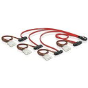 CY LSI / 3 ware Molex Mini SAS SFF - 8087 to SFF - 8482 SASケーブルと電源X 4