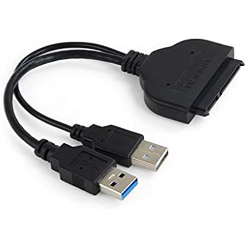 CY USB 3.0 - SATA 22ピン 2.5インチ ハードディスクドライバーアダプター 外部USB電源ケーブル付き