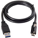 CY USB 3.1 Cロックコネクタto標準usb3 . 0データケーブルwithパネルマウントねじ1.2 M