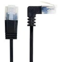 CableccウルトラスリムCat6イーサネットケーブルRJ45アップアングルからストレートUTPネットワークケーブルパッチコードラップトップルーターTVBOX2M用90度Cat6aLan(2)