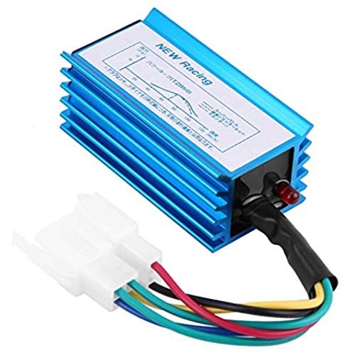 Qiilu CDI点火ボックス CDI レーシング CDI 6ピン点火コイル CDI 電子点火器 高性能 耐久性 安定性 ATV用 エンジン用 6ピン