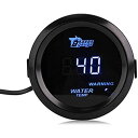 LEDデジタル水温ケージ オートバイ水温計 オートバイの電圧計 直径52mm 華氏ゲージ 水温センサー付き水温計 デジタルディスプレイ 読みやすい 12V MA...