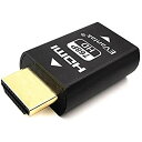 EVanlak Hdmi Edid エミュレーター パススルー 第3世代 プレミアム アルミニウム 排除 エミュレーター アダプター Mac Thunderbolt から HDMI スイッチ/エクステンダー/AVレシーバー/ビデオスプリッター 1024X768@60hz(2)