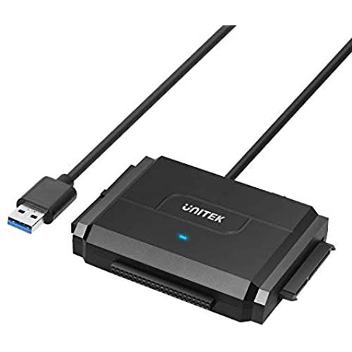 USB 3.0 のアダプター、普遍的な 2.5"/3.5"インチ IDE および SATA 外付け HDD/SSD のサポート 10TB のための Unitek IDE のハード・ドライブのアダプターへの SATA/IDE