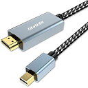 Mini DisplayPort-HDMIケーブル、Benfei Mini DP-HDMIケーブル、MacBook Air/Pro、Microsoft Surface Pro/Dock、モニター、プロジェクターなどに対応-グレー