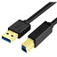 DTECH USB 3.0 ֥ ץ󥿡֥ 2m A B 5Gbps ®ž ư դHDD դSDD ץ󥿡ʤб ֥å