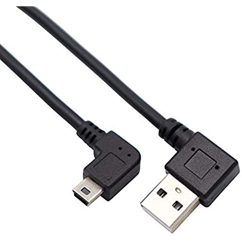 ViViSun USB 2.0 ~jP[u USB(A)IX-USB(miniB)IX L^ E90ϊP[u bLt 480Mbps̃f[^][h (EL) Black