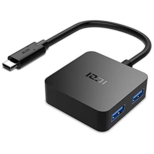 ICZI USB C nu,4|[gType C ϊA_v^ USB C hbLOXe[V f[^] WindowsAPCAm[gp\RMacBook/MacBook Pro/Huawei Matebook dell XPS/ChromeBookȂǑΉ 4|[gUSB C nu