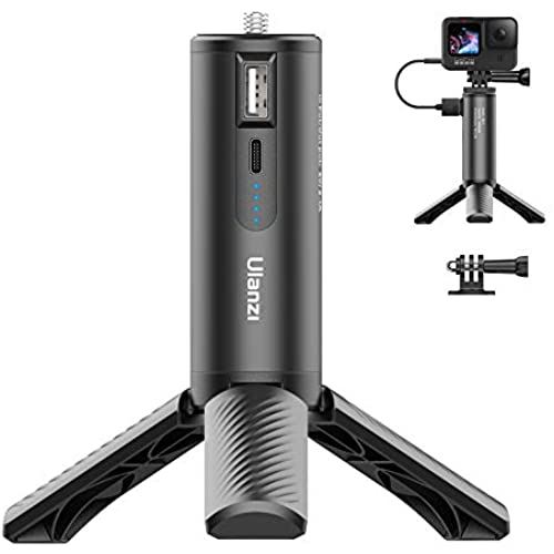 Ulanzi BG-4 カメラハンドグリップ +三脚付き gopro9 マウント 充電式 5000mAh カメラiPhone/gopro 充電/Gopro 9 8 7 6 5 / Osmo Pocket/Osmo Action / ...