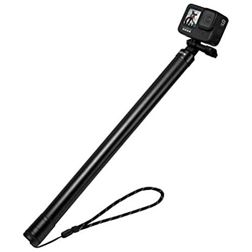 TELESIN 3メートル 超長 炭素繊維 自撮り棒 40cm-300cm 6段自由伸縮 ために GoPro Max Hero 9/8/7/6/5/4 Insta 360 DJI Osmo Action に対応 (2021アップグレード版) 3メートル/ 300cm