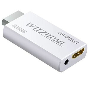 AUTOUTLET Wii to Hdmi ץ С Wii2HDMI ץ ӥǥ ǥ 3.5mm 720p/1080pб NtdWiiǥץ쥤⡼ɤб ץ ... ۥ磻