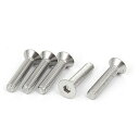 uxcell 六角穴付きボルト フラットヘッド 316ステンレススチール シルバートーン M6*30mm 5個入り(2)