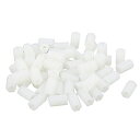 uxcell 六角スペーサー M3 x 10mm ナイロン絶縁 六角ねじ山付きのスペーサー 70Pcs