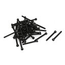 uxcell 六角穴付ボルト 六角ネジ M3 x 30mm 12.9グレード合金鋼 50個