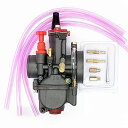 leihuo 28mm キャブレター 汎用 100 125 150 200 250 CC レーシングカー スクーター オフロード車 ATV (黒レッド)